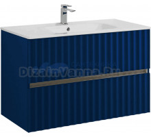 Тумба под раковину без столешницы Art&Max Elegant 90 подвесная, сапфир