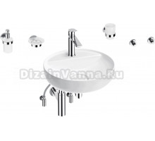 Комплект Wellsee Chalice Perfection 201006266 белый глянцевый, хром, 9 в 1