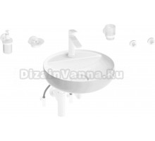 Комплект Wellsee Chalice Perfection 201006270 белый глянцевый, белый матовый, 9 в 1