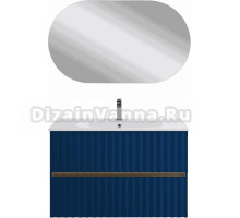 Мебель для ванной комнаты Art&Max Elegant 90 подвесная, сапфир