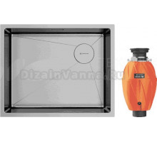 Комплект Мойка Omoikiri Taki 54-U/IF-IN Side SF нержавеющая сталь + Измельчитель Nagare 750