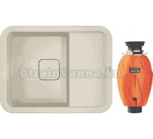 Комплект Мойка Omoikiri Tasogare 65 пастила + Измельчитель Nagare 750