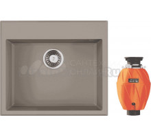 Комплект Мойка Omoikiri Tedori 57 бежевая + Измельчитель Nagare 750