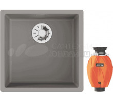 Комплект Мойка Omoikiri Yamakawa 45-Integra-GR leningrad grey + Измельчитель Nagare 750
