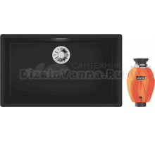 Комплект Мойка Omoikiri Yamakawa 75-Integra-GB графит + Измельчитель Nagare 750