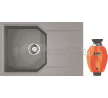 Комплект Мойка Omoikiri Yonaka 78 leningrad grey + Измельчитель Nagare 750