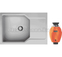 Комплект Мойка Omoikiri Yonaka 78-LB-PA пастила + Измельчитель Nagare 750