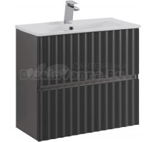 Тумба под раковину без столешницы Art&Max Elegant 60 подвесная, серая матовая