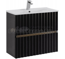 Тумба под раковину без столешницы Art&Max Elegant 60 подвесная, черная матовая