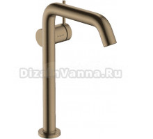 Смеситель для раковины Hansgrohe Tecturis S Fine 240 CoolStart 73370140 шлифованная бронза