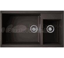 Мойка кухонная Omoikiri Tedori 86-2-LB-ES эспрессо