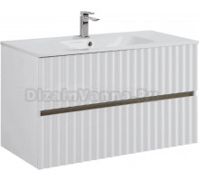 Тумба под раковину без столешницы Art&Max Elegant 100 подвесная, белая матовая