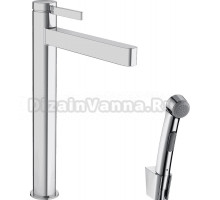 Смеситель для раковины Hansgrohe Finoris 260 76220000 с гигиеническим душем, хром