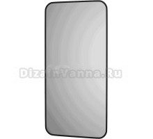 Зеркало Defesto Aura DF 2965 50x100, с нейтральной подсветкой, без выключателя, черное