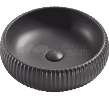 Накладная раковина EvaGold A544CDGRM матовая серая