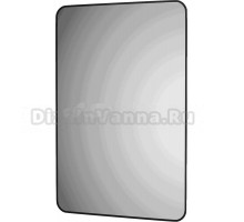 Зеркало Defesto Aura DF 2970 80x120, с нейтральной подсветкой, без выключателя, черное