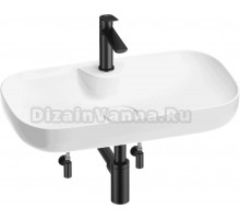 Комплект Wellsee Croquis 2.0 201004102 глянцевый белый, матовый черный, 5 в 1