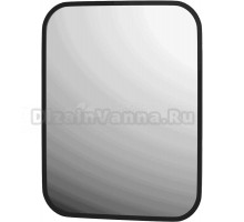 Зеркало Defesto Aura DF 2971 40x50, с теплой подсветкой, без выключателя, черное