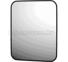Зеркало Defesto Aura DF 2973 50x60, с теплой подсветкой, без выключателя, черное