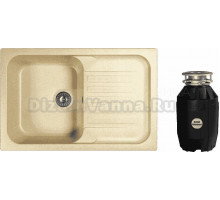 Комплект Мойка Dr. Gans Adel 780 дюна + Измельчитель Bone Crusher BC 810-AS