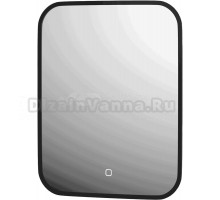 Зеркало Defesto Aura DF 2961S 40x50, с нейтральной подсветкой, сенсорный выключатель, черное