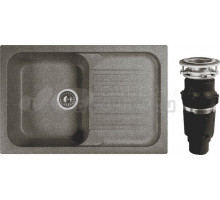 Комплект Мойка Dr. Gans Adel 780 черная + Измельчитель Bone Crusher BC 610-AS