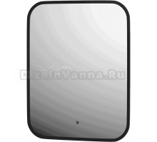 Зеркало Defesto Aura DF 2961R 40x50, с нейтральной подсветкой, инфракрасный выключатель, черное