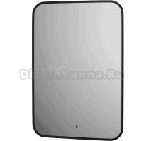 Зеркало Defesto Aura DF 2964R 50x70, с нейтральной подсветкой, инфракрасный выключатель, черное