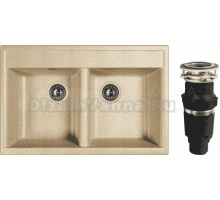 Комплект Мойка Dr. Gans Astra 780 терра + Измельчитель Bone Crusher BC 610-AS