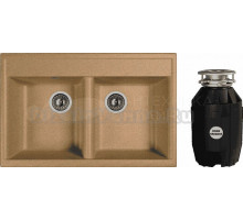 Комплект Мойка Dr. Gans Astra 780 терракот + Измельчитель Bone Crusher BC 810-AS