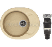 Комплект Мойка Dr. Gans Berta 580 латте + Измельчитель Bone Crusher BC 910-SL-Slim Line