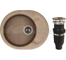 Комплект Мойка Dr. Gans Berta 580 терра + Измельчитель Bone Crusher BC 610-AS