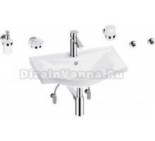 Комплект Wellsee Bisou 201007201 глянцевый белый, хром, 9 в 1