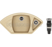 Комплект Мойка Dr. Gans Gaby латте + Измельчитель Bone Crusher BC 910-SL-Slim Line