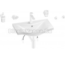 Комплект Wellsee Bisou 201007205 глянцевый белый, матовый белый, 9 в 1