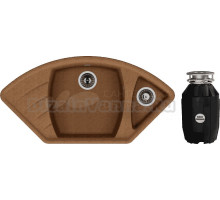 Комплект Мойка Dr. Gans Gaby терракота + Измельчитель Bone Crusher BC 810-AS