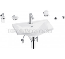 Комплект Wellsee Bisou 201007206 глянцевый белый, хром, 9 в 1