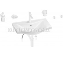 Комплект Wellsee Bisou 201007210 глянцевый белый, матовый белый, 9 в 1