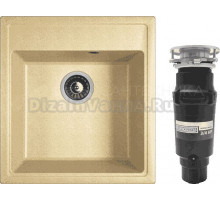 Комплект Мойка Dr. Gans Nika 470 дюна + Измельчитель Bone Crusher BC 910-SL-Slim Line