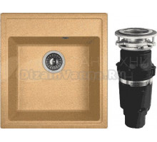 Комплект Мойка Dr. Gans Nika 470 терракот + Измельчитель Bone Crusher BC 610-AS