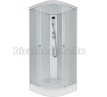 Душевая кабина Niagara Promo P90/13/MT 90x90, профиль белый