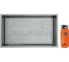 Комплект Мойка Omoikiri Taki 74-U/IF-IN Side нержавеющая сталь + Измельчитель Nagare slim 1250