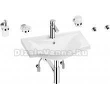 Комплект Wellsee Bisou 201007231 глянцевый белый, хром, 9 в 1