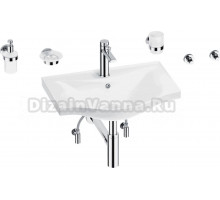 Комплект Wellsee Bisou 201007236 глянцевый белый, хром, 9 в 1