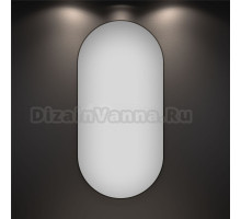 Зеркало Wellsee 7 Rays’ Spectrum 55х100 черное матовое