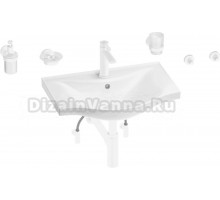 Комплект Wellsee Bisou 201007240 глянцевый белый, матовый белый, 9 в 1