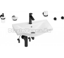 Комплект Wellsee Bisou 201007242 глянцевый белый, матовый черный, 9 в 1