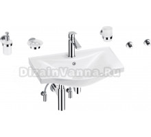 Комплект Wellsee Bisou 201007241 глянцевый белый, хром, 9 в 1