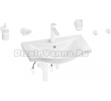 Комплект Wellsee Bisou 201007245 глянцевый белый, матовый белый, 9 в 1