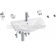 Комплект Wellsee Bisou 201007246 глянцевый белый, хром, 9 в 1